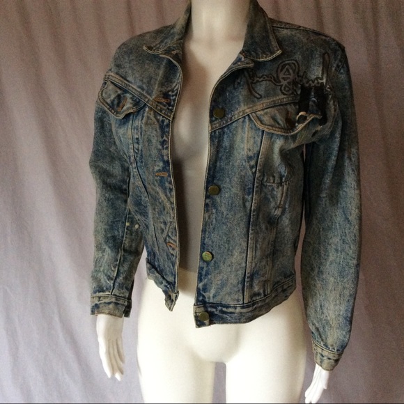 Hand-painted Michael Jackson on 80’s Denim Jacket - Picture 5 of 8